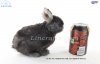 Soft Toy Grey Pygmy Rabbit by Hansa (22cm) L. 8129