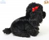 Soft Toy Dog, Black Poodle by Faithful Friends (23cm)H FBP03