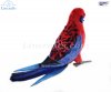 Soft Toy Bird, Crimson Rosella by Hansa (30cm) 8222