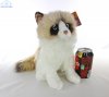 Soft Toy Ragdoll Cat by Living Nature (25cm)H AN567