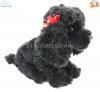Soft Toy Dog, Black Poodle by Faithful Friends (23cm)H FBP03