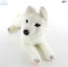Soft Toy White Fox Lying by Hansa (40cmL) 6088