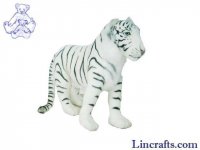 Soft Toy Wildcat, White Tiger by Hansa by Hansa (55cm) 3715