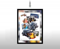 Al's Gasser Drag Racing Car Print | Poster - various sizes