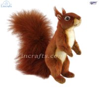 Soft Toy Red Squirrel by Hansa (19cm) 8407
