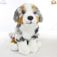 Soft Toy Blue Australian Shepherd Dog by Faithful Friends (25cm)H FAS03