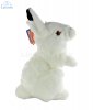 Soft Toy White Rabbit, Arctic Hare by Living Nature (28cm) AN477