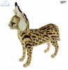 Soft Toy Serval Cat Standing by Hansa (25cm) 8039