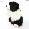 Soft Toy Border Collie Dog Puppet by Hansa (29cm) 8349
