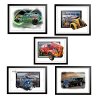 Banshee, Ford Fordson Van, Outlaw Anglia Birthday Card. Auto wall art, car print by LDA. C44