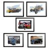 Fast Freddy FIA Drag Racing Chevy Truck Birthday Card. Auto wall art, car print by LDA. C46