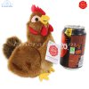 Plush Soft Toy Hen Brown by Teddy Hermann (16 cm) 94145