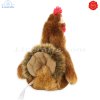 Plush Soft Toy Hen Brown by Teddy Hermann (16 cm) 94145