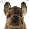 Soft Toy Dog, French Bulldog by Hansa (20cm) 6593