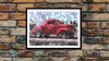 Drag Racing Car Print | Poster 40's Willys Coupe - various sizes