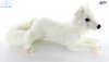 Soft Toy White Fox Lying by Hansa (40cmL) 6088