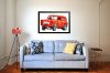 Cartoon Brickyard Shaker, Ford Thames 300E Van Drag Racing Car Print | Poster - various sizes