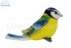Soft Toy Countryside Bird, Blue Tit by Hansa (10cm) 6922