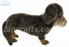 Soft Toy Dog, Wire Haired Dachshund by Hansa (34cm.L) 6325