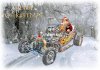 Fast Freddy's Ford Model T Drag Racing Christmas Card by LDA. XM6