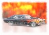 American Drag Racer Car Print | Poster Chevy Nova SS - various sizes