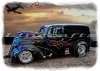 Ginners, Ford Fordson Van, Outlaw Anglia Birthday Card. Auto wall art, car print by LDA. C43