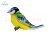 Soft Toy Countryside Bird, Blue Tit by Hansa (10cm) 6922