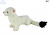 Soft Toy White Ferret Standing by Hansa (17cm.H) 7321
