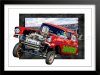 Frankenstien Gasser Drag Racing 57 Chevy Birthday Card. Auto wall art, car print by LDA. C48