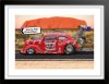 Aussie Outlaw Ford Pop, Outlaw Anglia Birthday Card. Auto wall art, car print by LDA. C45