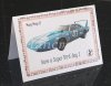 American Drag Racing Car Birthday Card created by LDA. Plymouth Superbird. C9