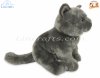 Plush Soft Toy British Blue Cat by Faithful Friends (25cm)H FBBC03