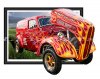 Devils Brew, Ford Fordson Van, Gasser Birthday Card. Auto wall art, car print by LDA. C41