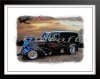 Ginners, Ford Fordson Van, Outlaw Anglia Birthday Card. Auto wall art, car print by LDA. C43