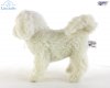 Soft Toy Bichon Freise Dog by Hansa (21cm.L) 7593