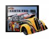 Flyin' Fyfer Outlaw Anglia, Drag Racing Birthday Card. Auto wall art, car print by LDA. C40