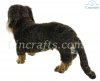 Soft Toy Dog, Wire Haired Dachshund by Hansa (34cm.L) 6325