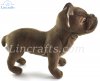 Soft Toy Dog, French Bulldog by Hansa (26cm.L) 6594