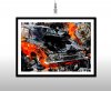 Ford Mk3 Cortina Drag Racer Car Print | Poster Tiger Tina, Wildcat Drag Racing - various sizes