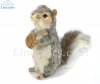 Soft Toy Grey Squirrel With Nut by Hansa (20cm) 4841