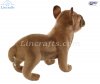 Soft Toy  Dog, French Bulldog by Hansa (26cm.L) 6597