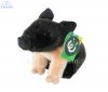 Soft Toy Black & Pink Pig by Living Nature (15cm) AN335bp