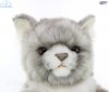 Soft Toy Hand Puppet Grey Cat by Hansa (25cm)H 7163