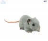 Soft Toy Grey Rat by Hansa (12cm) 5579