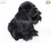 Soft Toy Cocker Spaniel (Black) by Faithful Friends (25cm)H FCS04