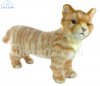 Soft Toy Ginger Tabby Cat by Hansa (25cm.H) 7178