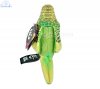 Soft Toy Green Budgie with sound by Living Nature (20cm) AN394y