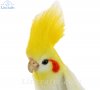 Soft Toy Bird, White Cockatiel by Hansa (23cm) 6457