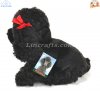 Soft Toy Dog, Black Poodle by Faithful Friends (23cm)H FBP03