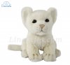 Soft Toy White Lion Wildcat Cub Lion by Hansa (19cm) 7291